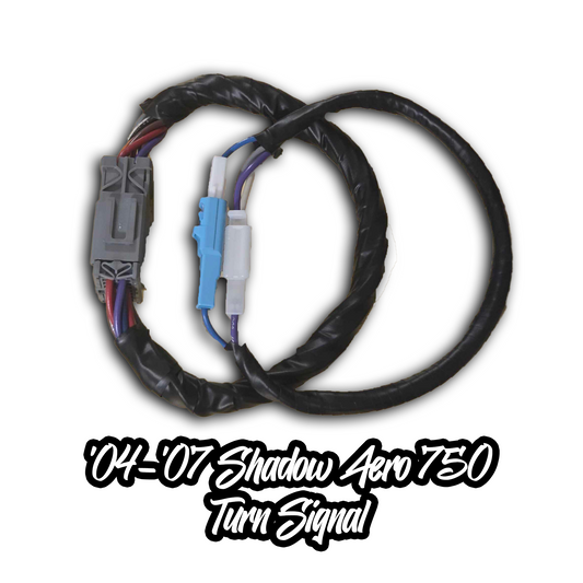 '04-'07 Honda Shadow Aero 750 Turn Signal Wire Extension Harness