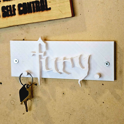 FURY Logo Dual Wall Mountable Key Hanger