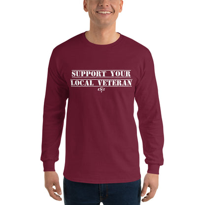 Support Your Local Veteran Long Sleeve Shirt