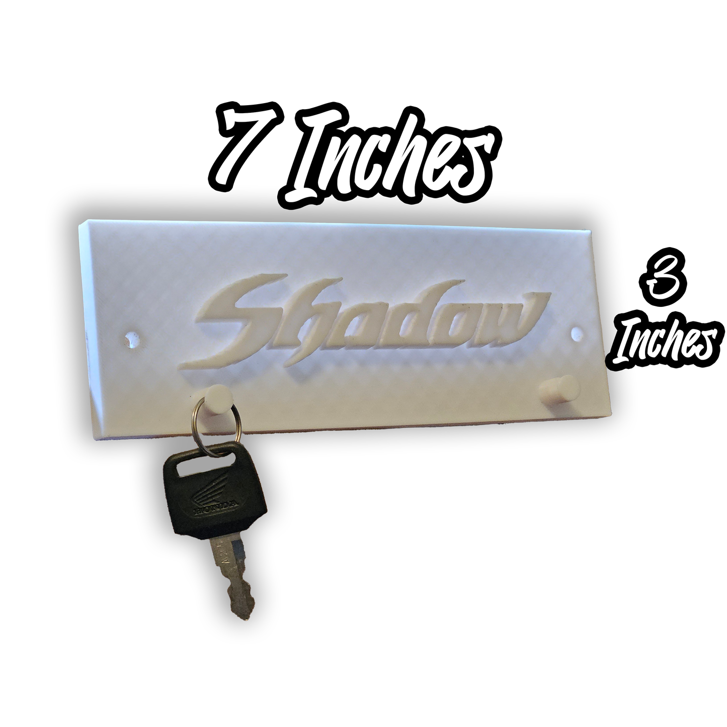 SHADOW Logo Dual Wall Mountable Key Hanger